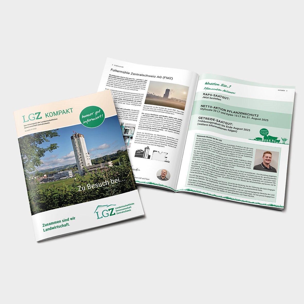 Ob Periodikas, Quartierzeitungen oder Jahresberichte, ihre Broschüre ist bei uns in guten Händen!